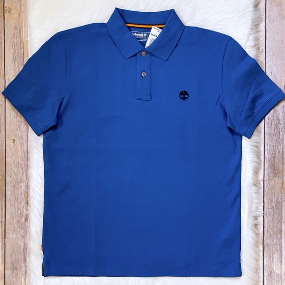 Timberland Men’s Blue Polo Shirt - Picture 1 of 5